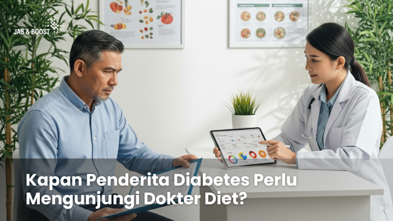 Kapan Penderita Diabetes Perlu Mengunjungi Dokter Diet