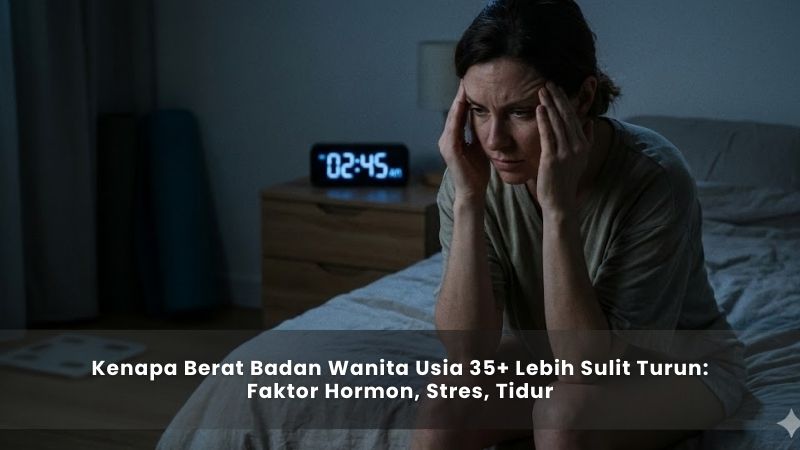 Kenapa Berat Badan Wanita Usia 35+ Lebih Sulit Turun Faktor Hormon, Stres, Tidur
