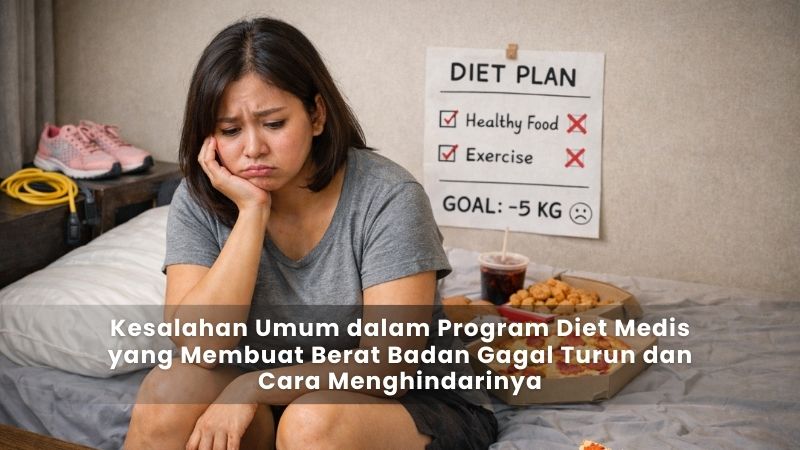 Kesalahan Umum dalam Program Diet Medis yang Membuat Berat Badan Gagal Turun dan Cara Menghindarinya