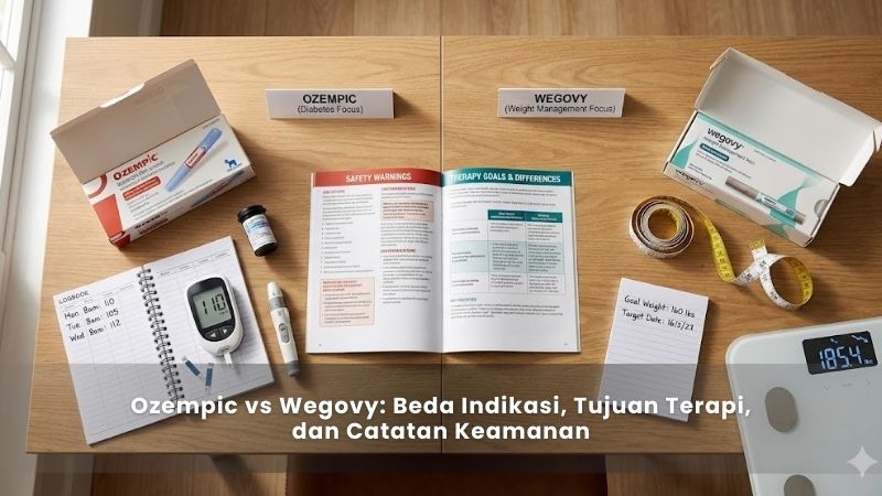 Ozempic vs Wegovy Beda Indikasi, Tujuan Terapi, dan Catatan Keamanan