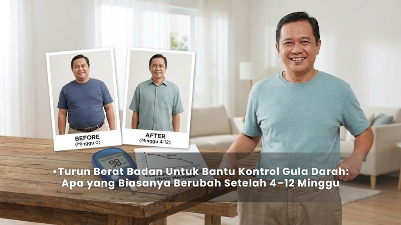 Turun Berat Badan untuk Membantu Kontrol Gula Darah: Apa yang Biasanya Berubah Setelah 4–12 Minggu