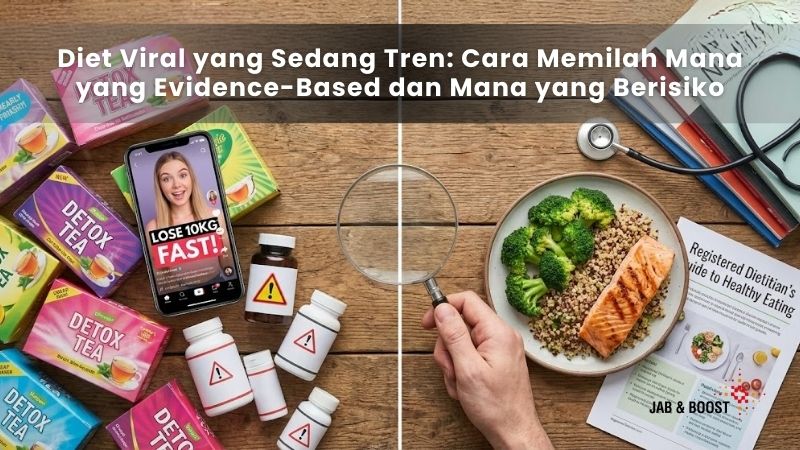 Diet Viral yang Sedang Tren: Cara Memilah Mana yang Evidence-Based dan Mana yang Berisiko