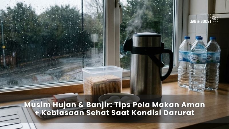 Musim Hujan & Banjir: Tips Pola Makan Aman + Kebiasaan Sehat Saat Kondisi Darurat